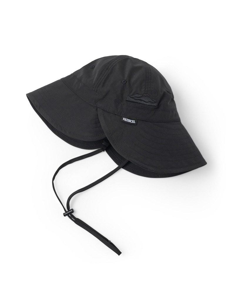 防潑雙向機能帽 GRiT(FLTR_G)Water-Repellent Convertible Bucket Hat