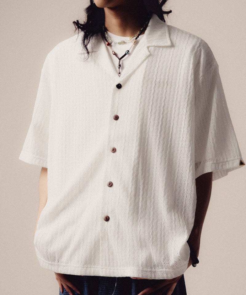 開襟襯衫 Striped Airy Shirt