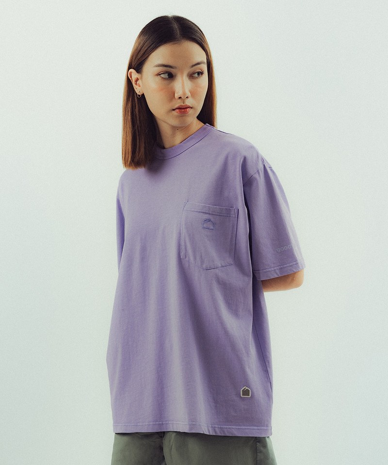 GTS0001-241 水洗口袋TEE PIGMENT DYED POCKET TEE