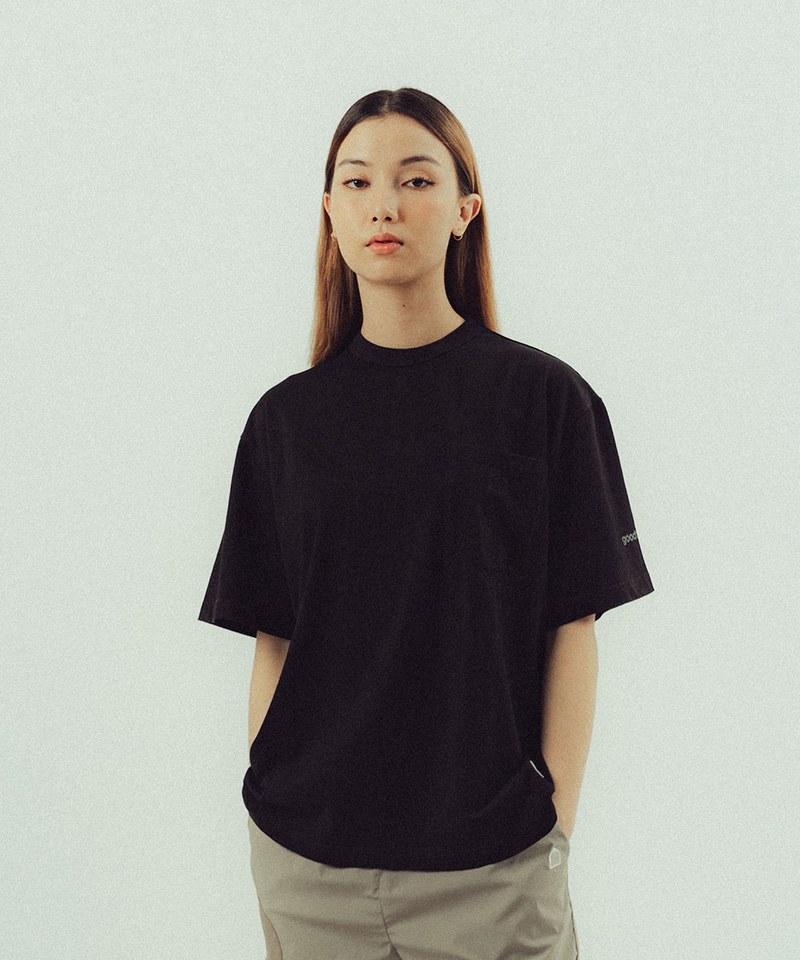 GTS0001-241 水洗口袋TEE PIGMENT DYED POCKET TEE