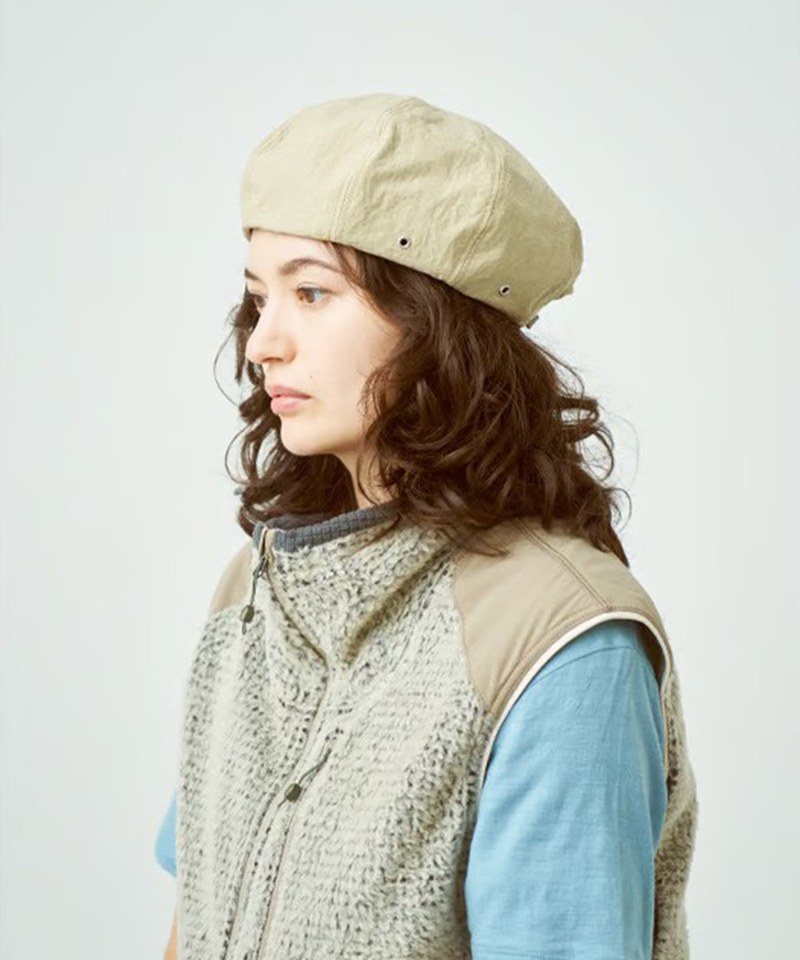 HLC23103-242 尼龍皺褶貝雷帽 Salt Path Beret