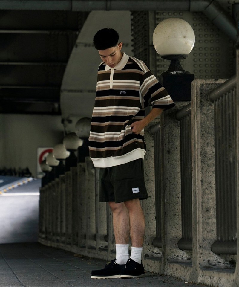 橫紋休閒翻領衫 Striped POLO