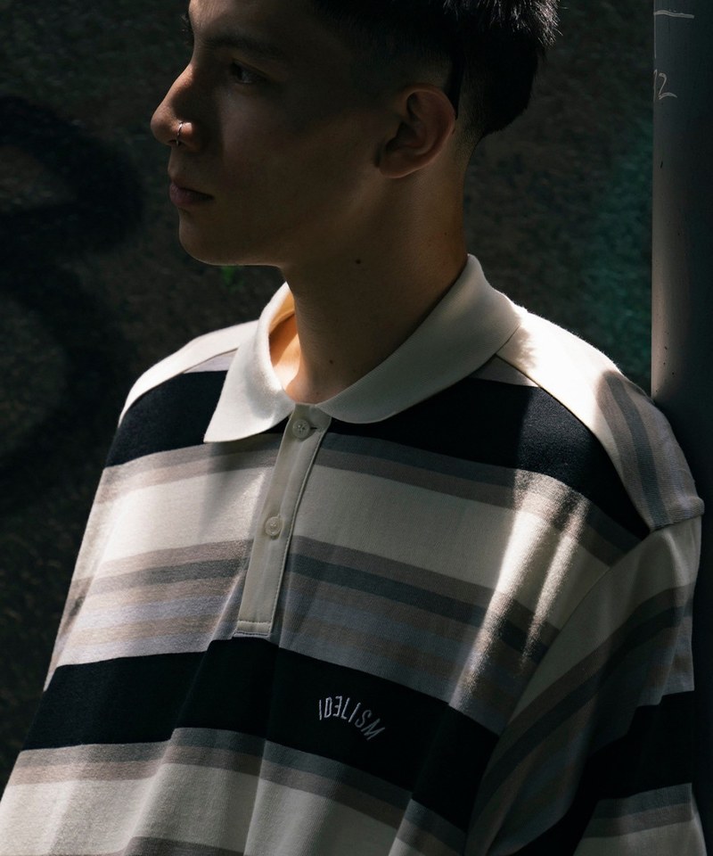 橫紋休閒翻領衫 Striped POLO