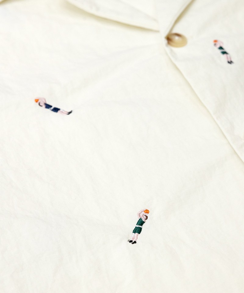ISLA0201-241 刺繡休閒襯衫 Embroidery Leisure Shirt