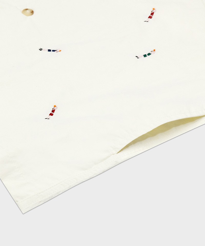 ISLA0201-241 刺繡休閒襯衫 Embroidery Leisure Shirt