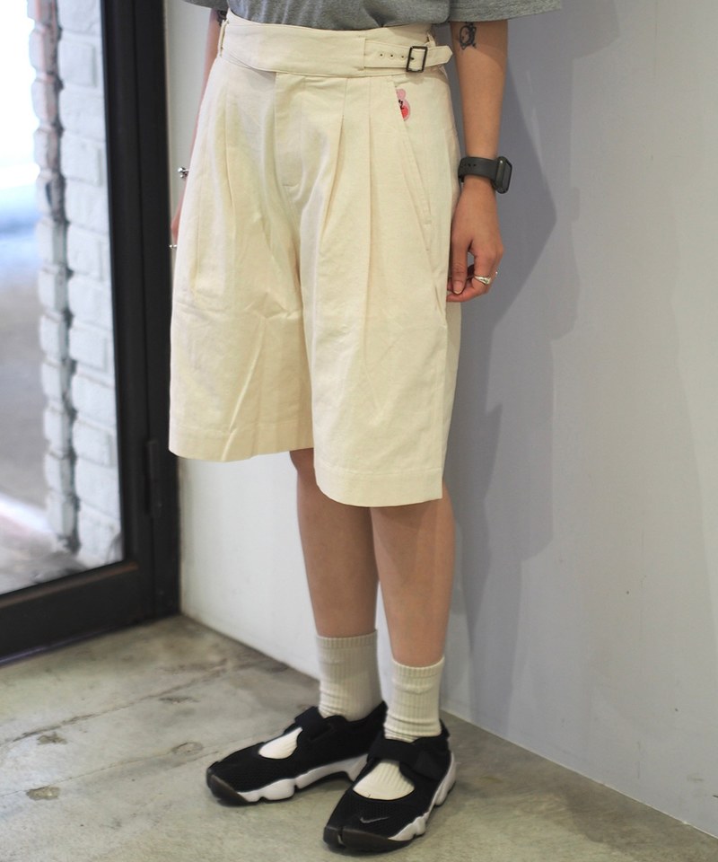 CRV1714-222 weiweiboy X plain-me 刺繡GURKHA短褲