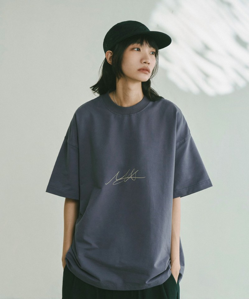 MSN0120-241 聯名圖像短Tee MELSIGN x Found Feather Soft touch Feather Tee