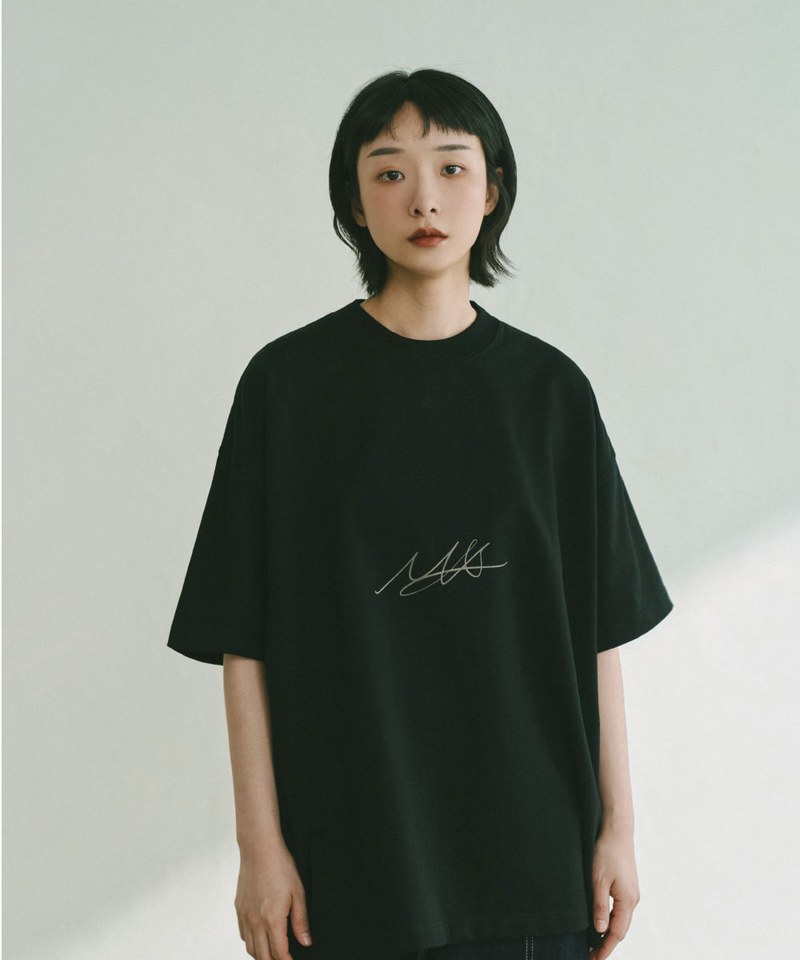 MSN0120-241 聯名圖像短Tee MELSIGN x Found Feather Soft touch Feather Tee