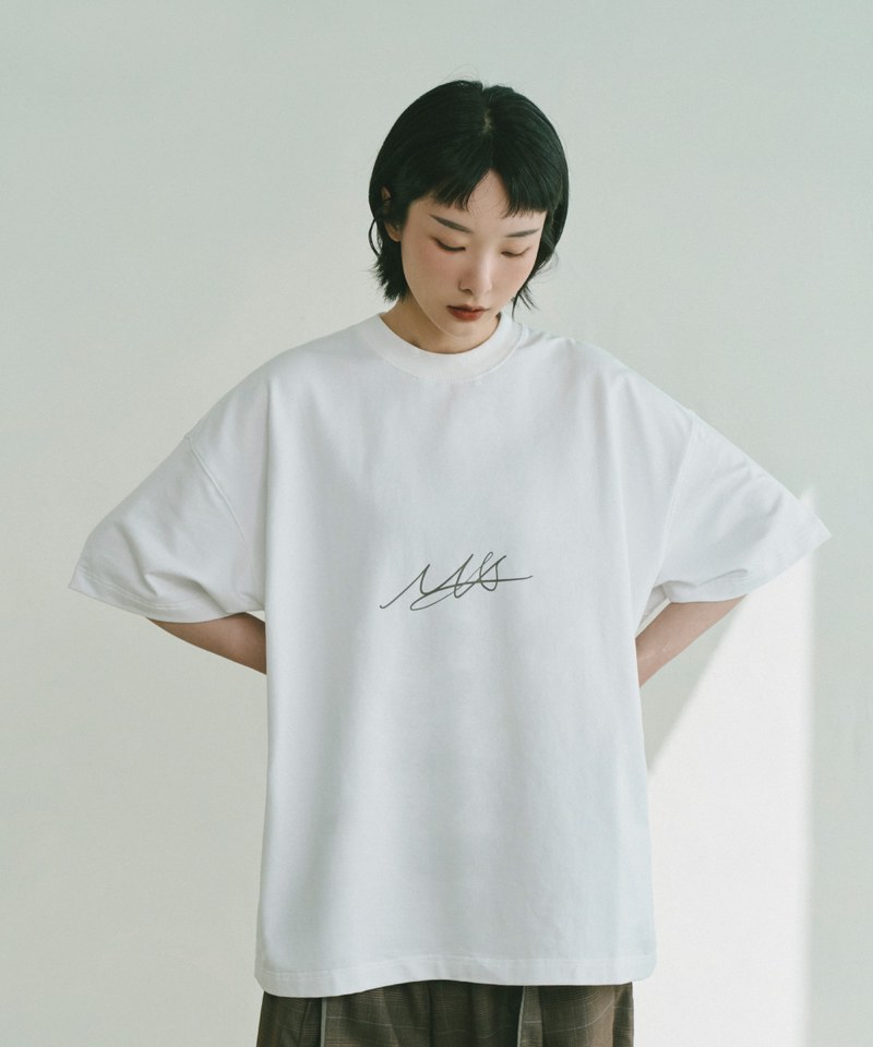 MSN0120-241 聯名圖像短Tee MELSIGN x Found Feather Soft touch Feather Tee