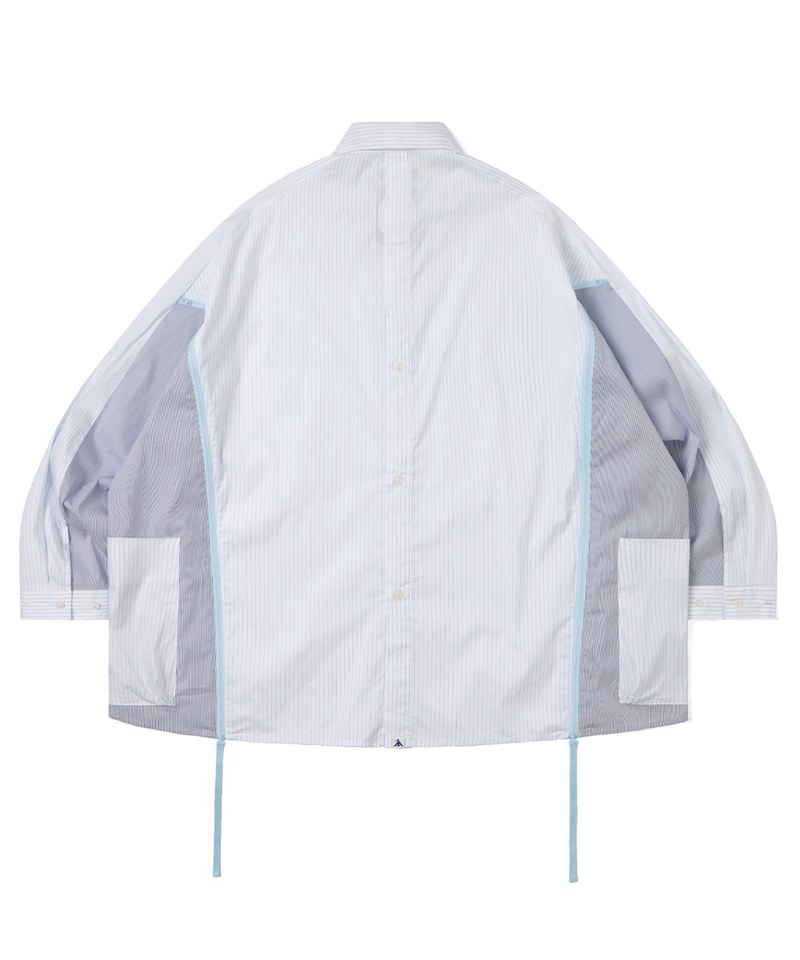 MSN0208-242 條紋襯衫 Twin Paneled striped Shirt