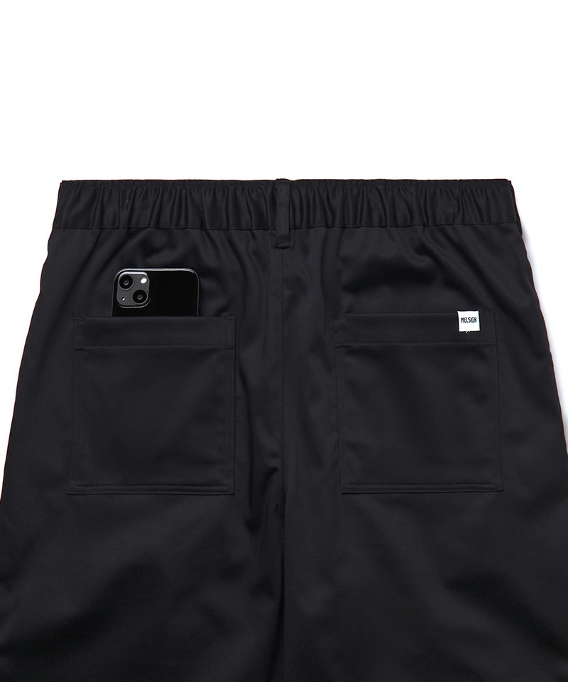 MELSIGN 斜向剪裁寬鬆直筒褲 Twisted Concept Trousers