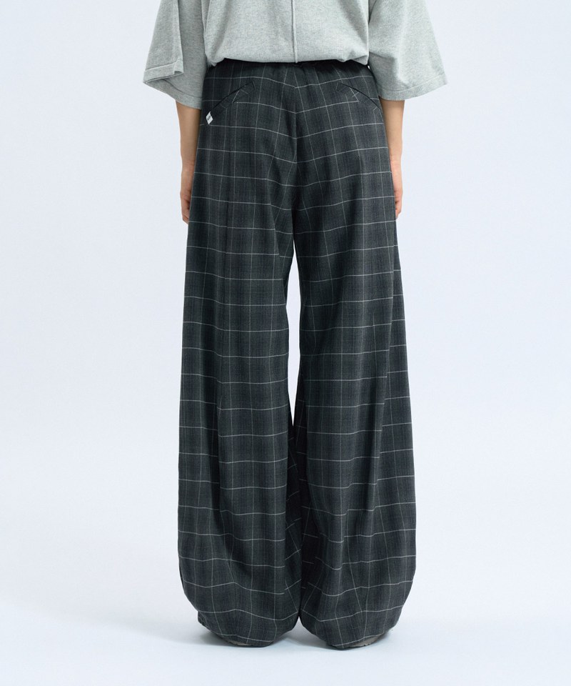 格紋長褲 Sep. Special Cutting Plaid Trousers