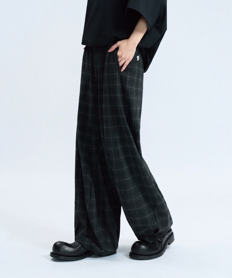 MSN1622-242 格紋長褲 Sep. Special Cutting Plaid Trousers