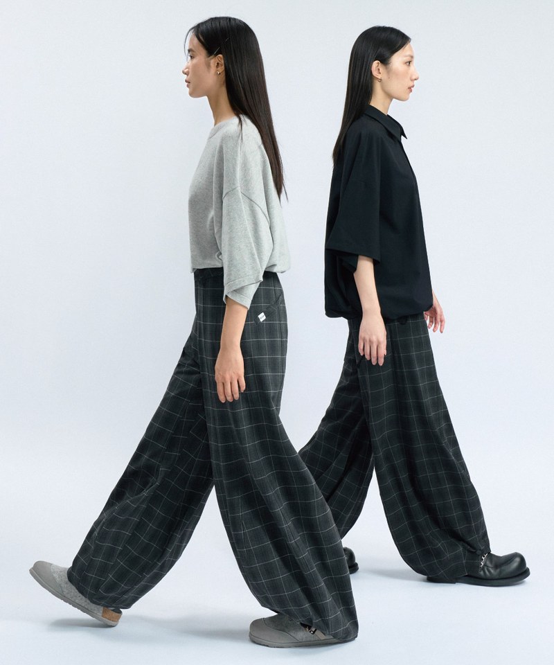 MSN1622-242 格紋長褲 Sep. Special Cutting Plaid Trousers