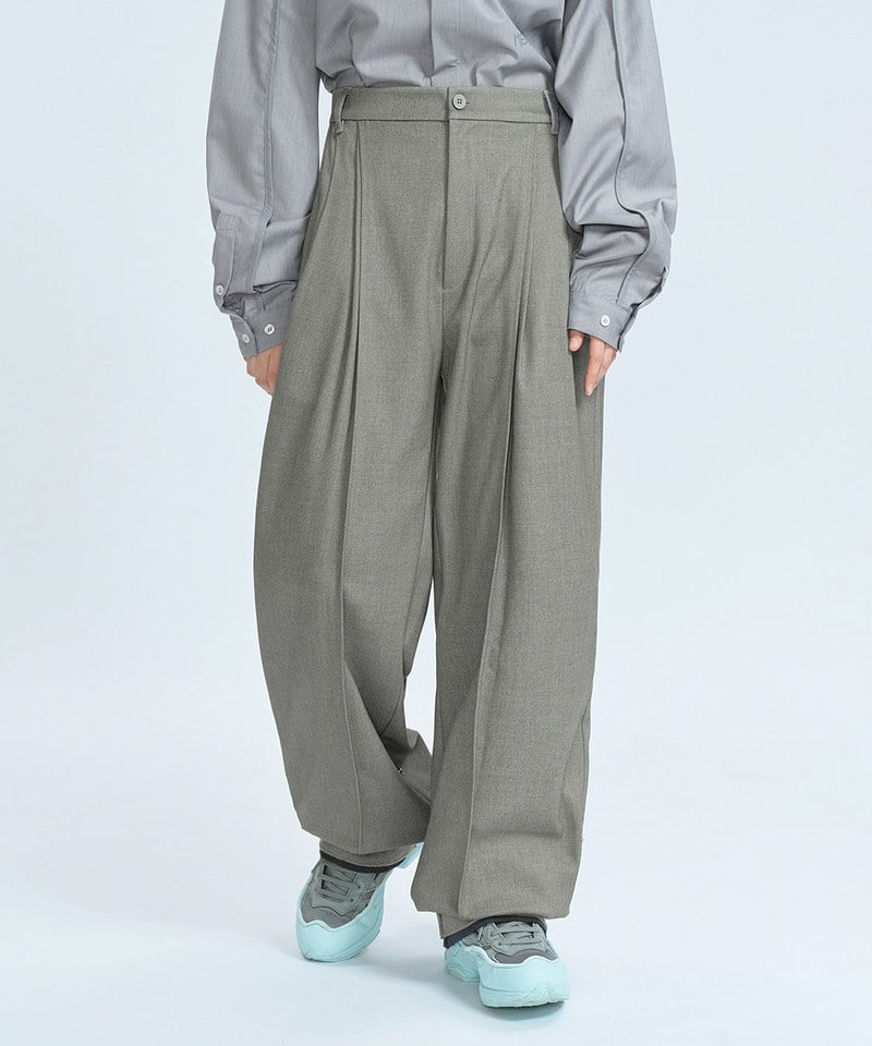 MSN1623-242 異材質寬鬆長褲 Oct Double Layer Comfy Trousers