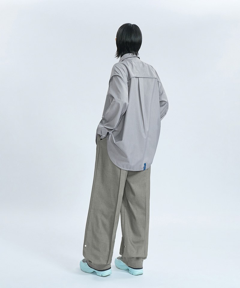 MSN1623-242 異材質寬鬆長褲 Oct Double Layer Comfy Trousers