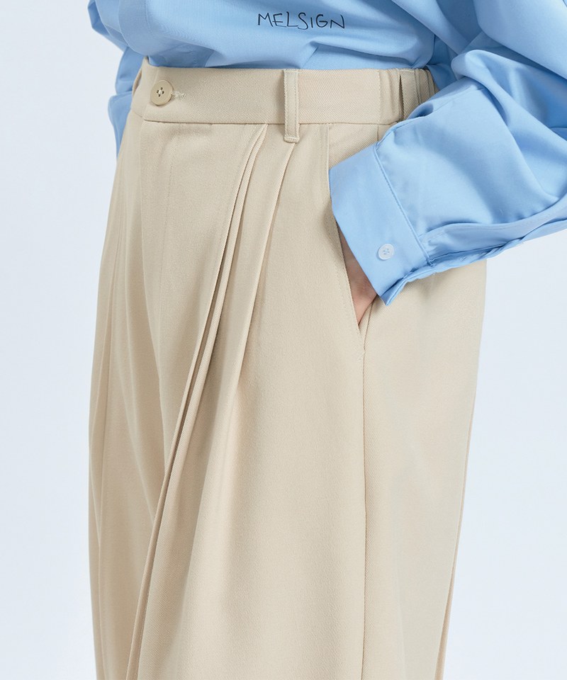 MSN1623-242 異材質寬鬆長褲 Oct Double Layer Comfy Trousers