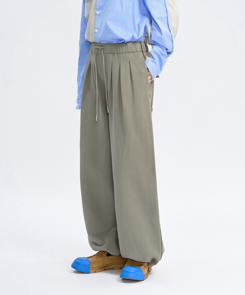 MSN1625-251 鬆緊抽繩長褲 3X-Tailoring Track Pants