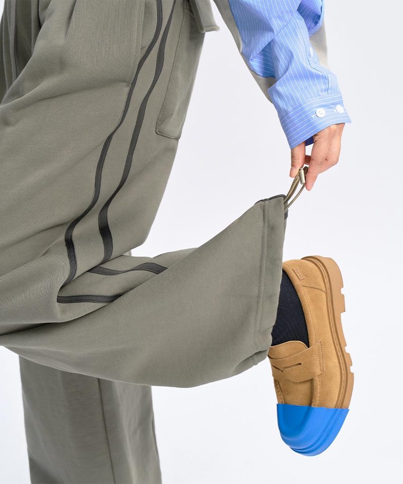 MSN1625-251 鬆緊抽繩長褲 3X-Tailoring Track Pants