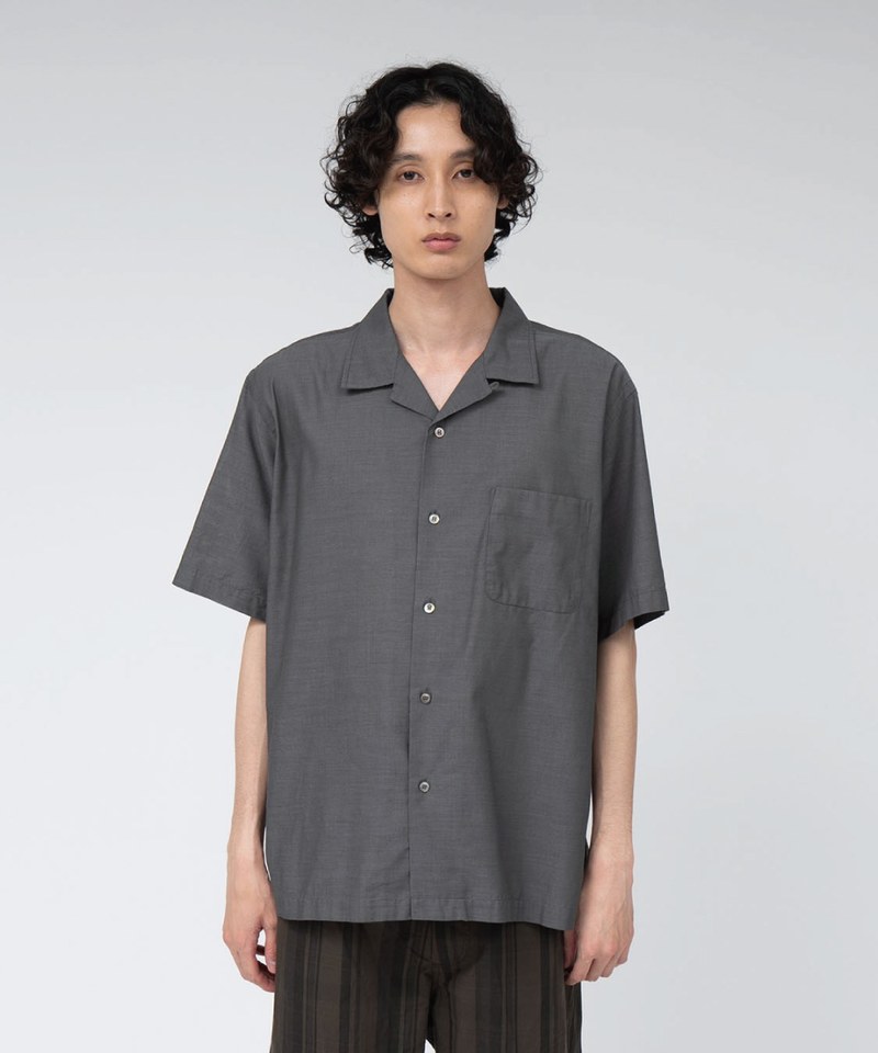 開襟襯衫 Open Collar Panama SS Shirt