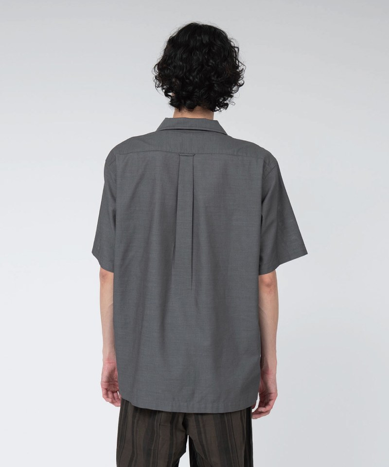 開襟襯衫 Open Collar Panama SS Shirt