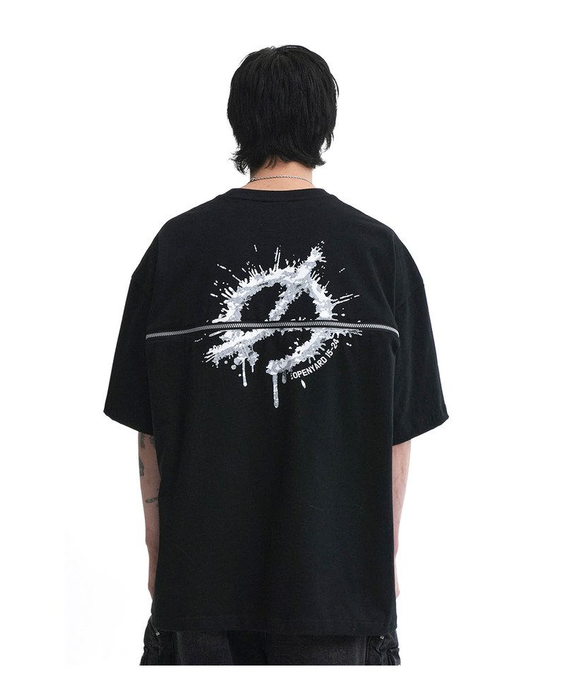 拉鍊短TEE F.L BACK ZIPPER T