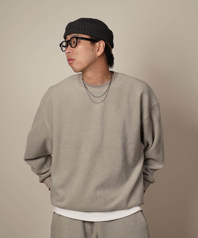 PBP0102-232 搖粒絨大學Ｔ FLEECE SWEATSHIRT