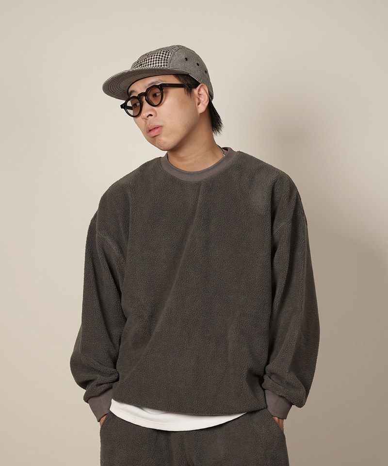 PBP0102-232 搖粒絨大學Ｔ FLEECE SWEATSHIRT