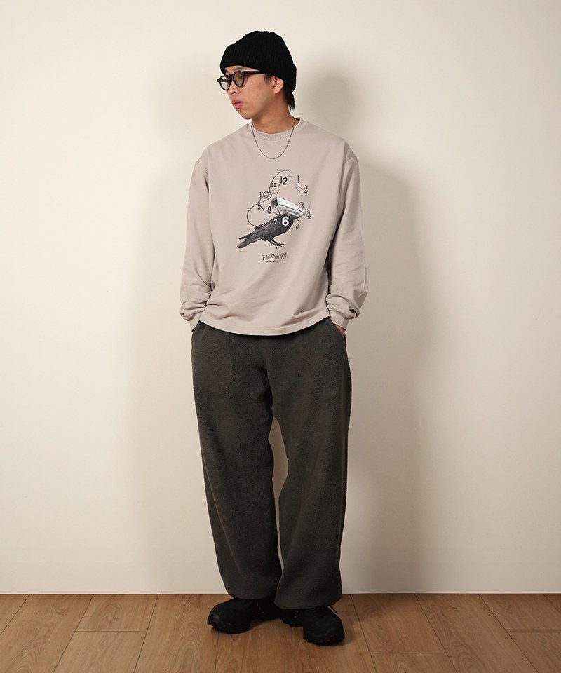 PBP0103-232 圖案長TEE FREEDOMERA GRAPHIC SWEATSHIRT