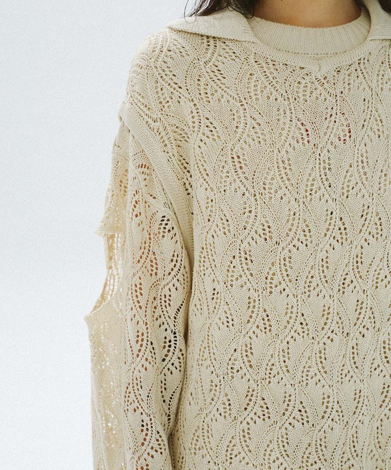 PER0304-232 Wavy Knitted Jumper