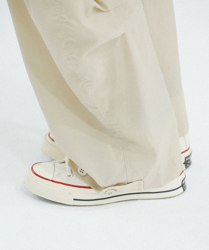 Pleated Military Trousers
