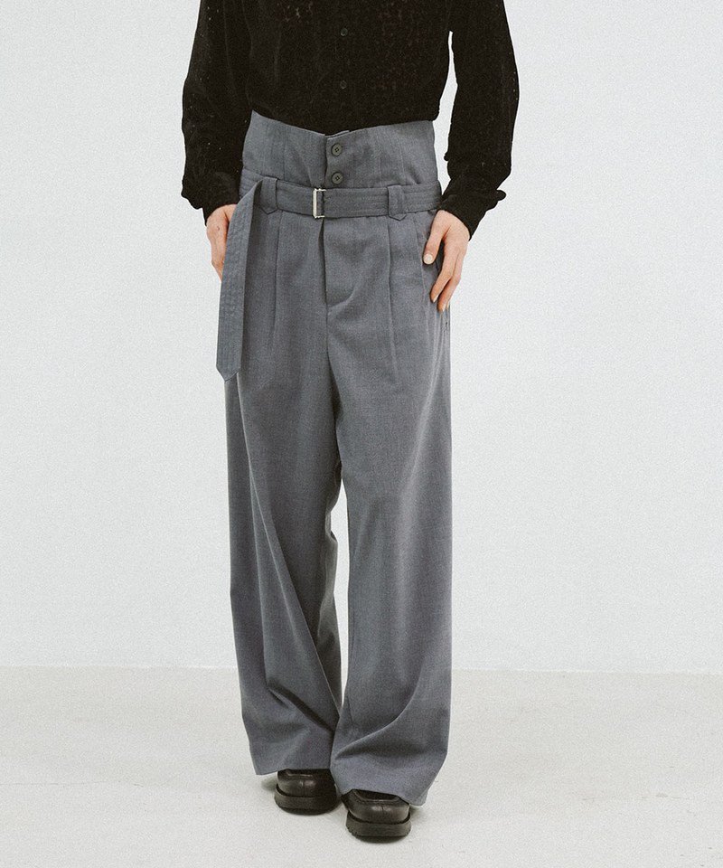 PER4006-232 High Waist Belted Trouser
