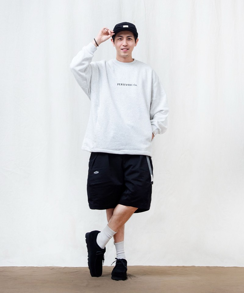 定番款大學TEE BRAND LOGO CLASSIC WASHED SWEATSHIRT