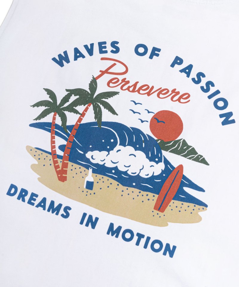 PSV0504-241 寬肩背心 WAVES OF PASSION SLEEVELESS T-SHIRT