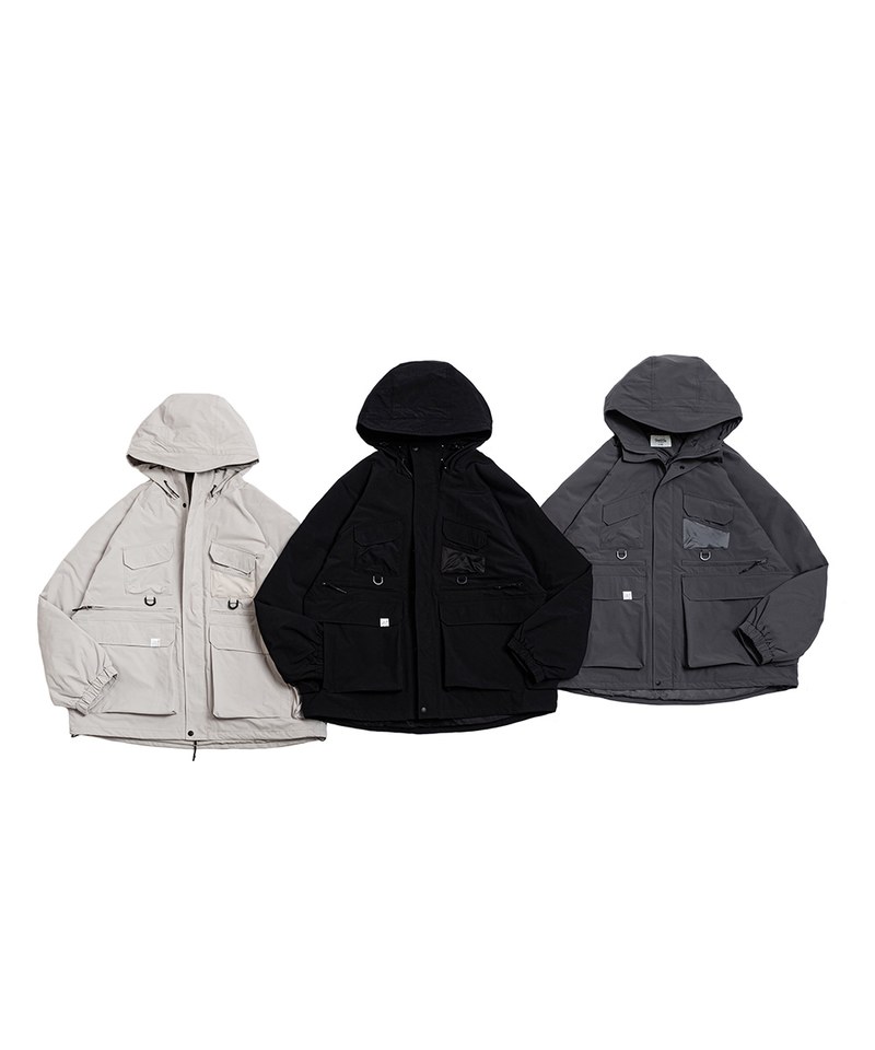 多功能連帽鋪棉外套 MULTIFUNCTIONAL HOODED PADDED JACKET