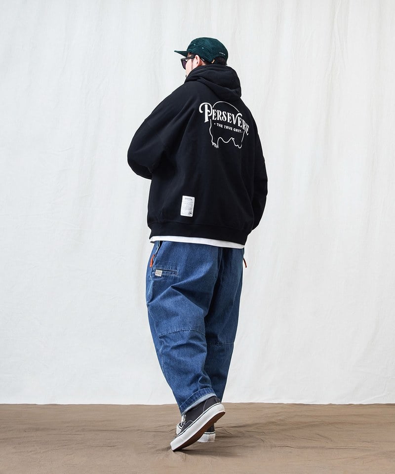 氣球錐形長褲 DOUBLE PLEATED BALLOON TAPERED PANTS