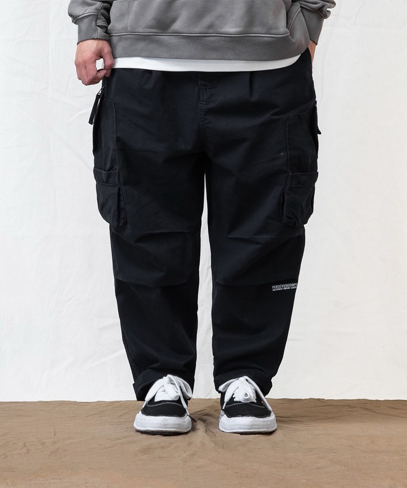 PSV1614-251 口袋水洗長褲 UNIQUE POCKET DESIGN TAPERED PANTS