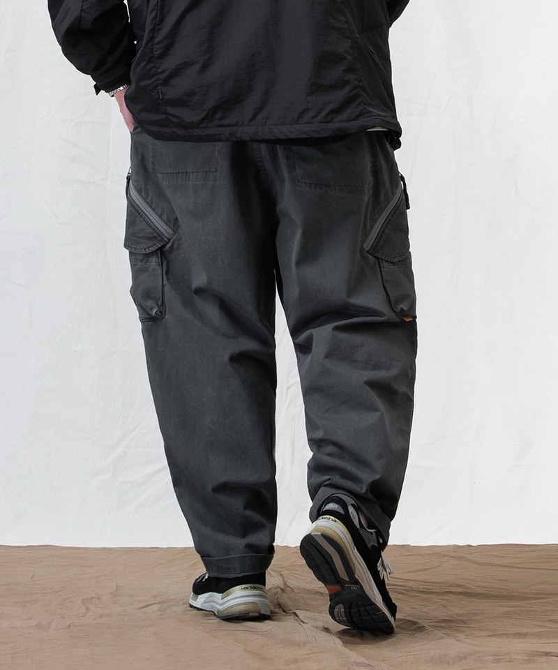 PSV1614-251 口袋水洗長褲 UNIQUE POCKET DESIGN TAPERED PANTS