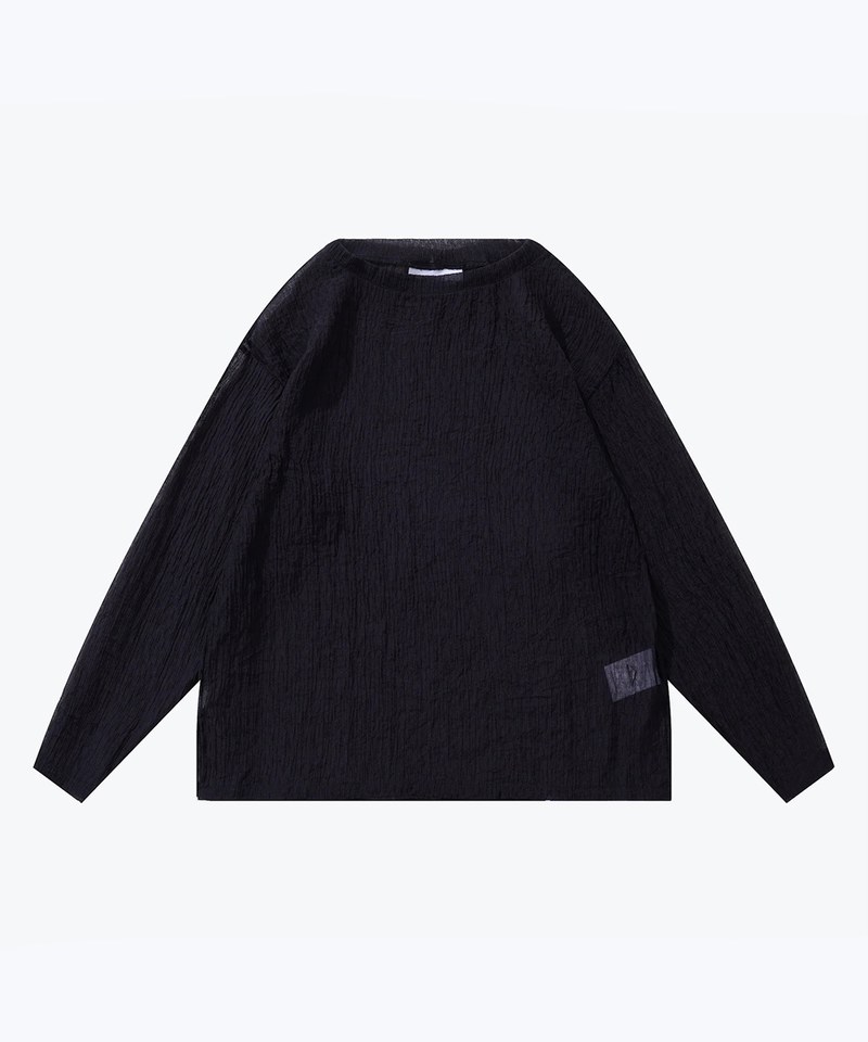 SNS0003W-232 長袖上衣 Long Sleeve Textured Top