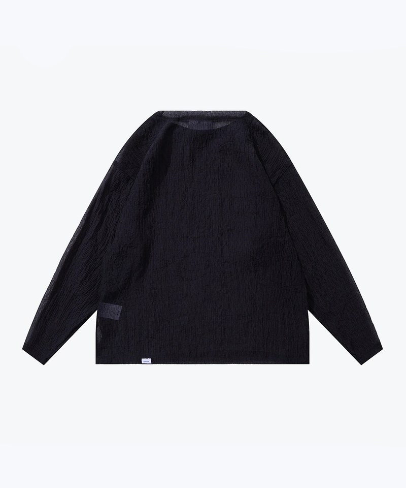 SNS0003W-232 長袖上衣 Long Sleeve Textured Top