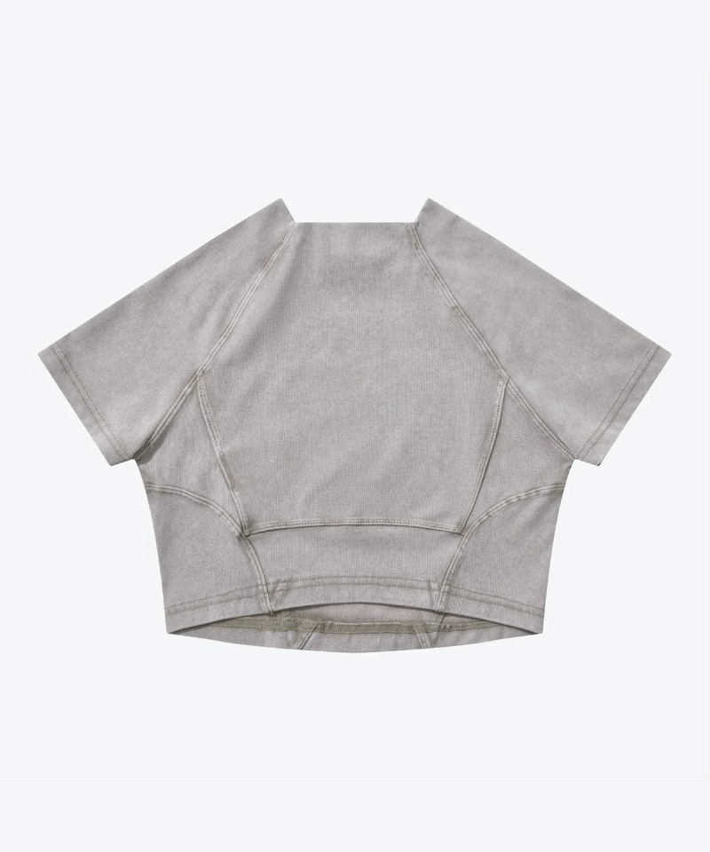 SNS0006W-241 微高領上衣 Washed Cropped Top