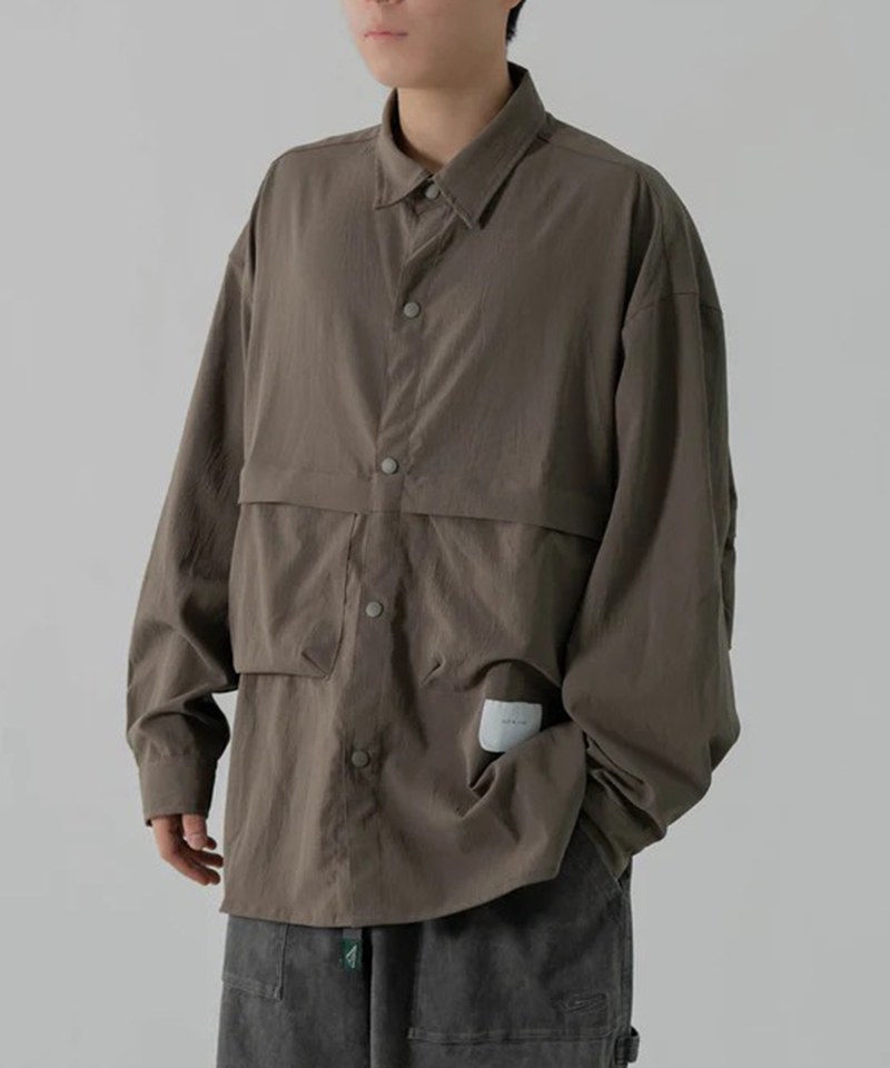 SNS0212-232 口袋長袖襯衫 Flad Pocket LS Shirt