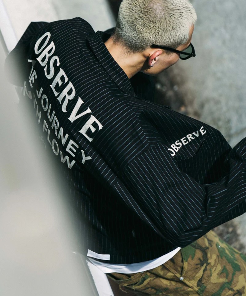 工裝外套 Stripe Patch Worker Jacket