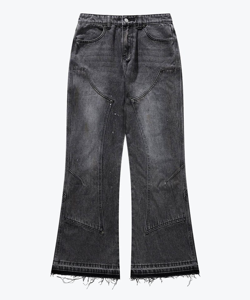 SNS1401W-241 靴型牛仔褲 Double Knee Bootcut And Flare Jeans