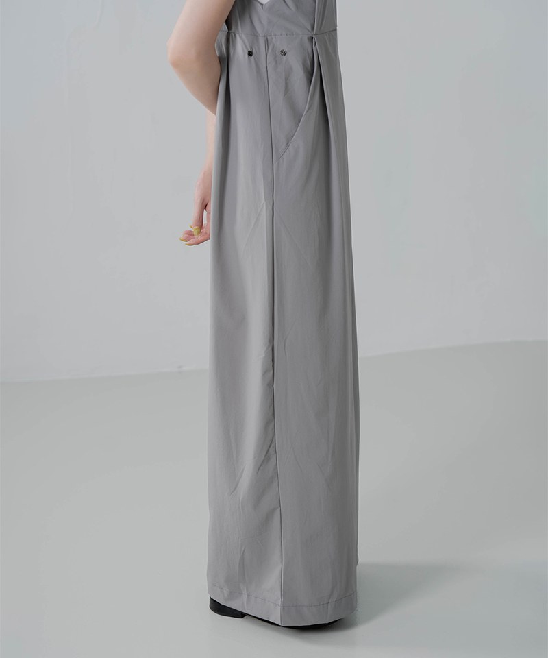 高腰連身褲 High Waist Wide Cut Jumpsuit