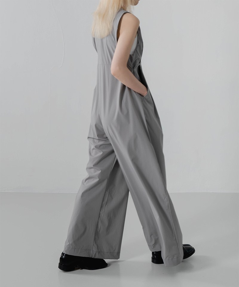 高腰連身褲 High Waist Wide Cut Jumpsuit