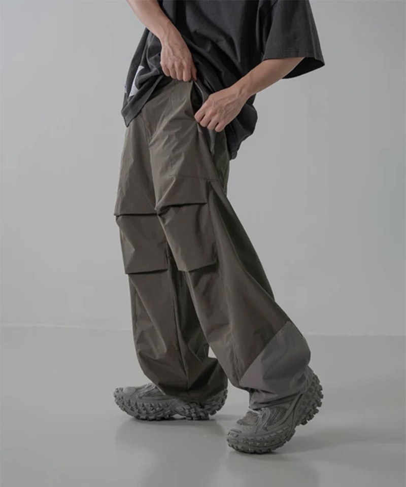 SNS1610-232 皺褶機能長褲 Wide Trail Pants