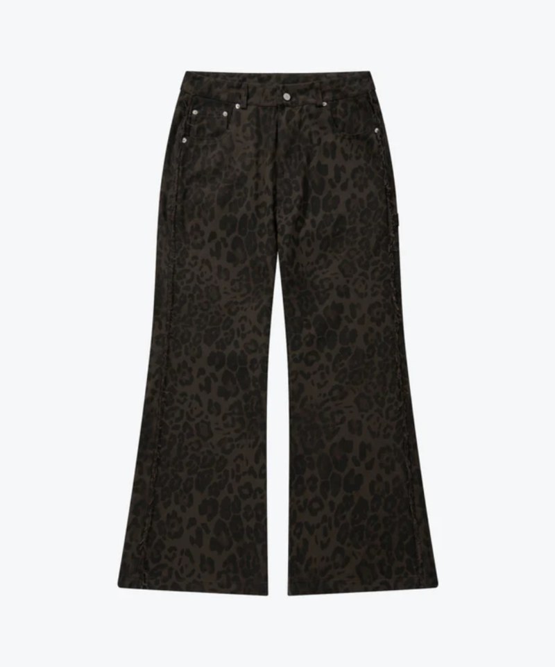 豹紋喇叭褲 Leopard Flare Parts