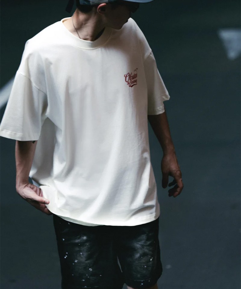 水洗潑墨短褲 Heavywash Smudged Chino Short