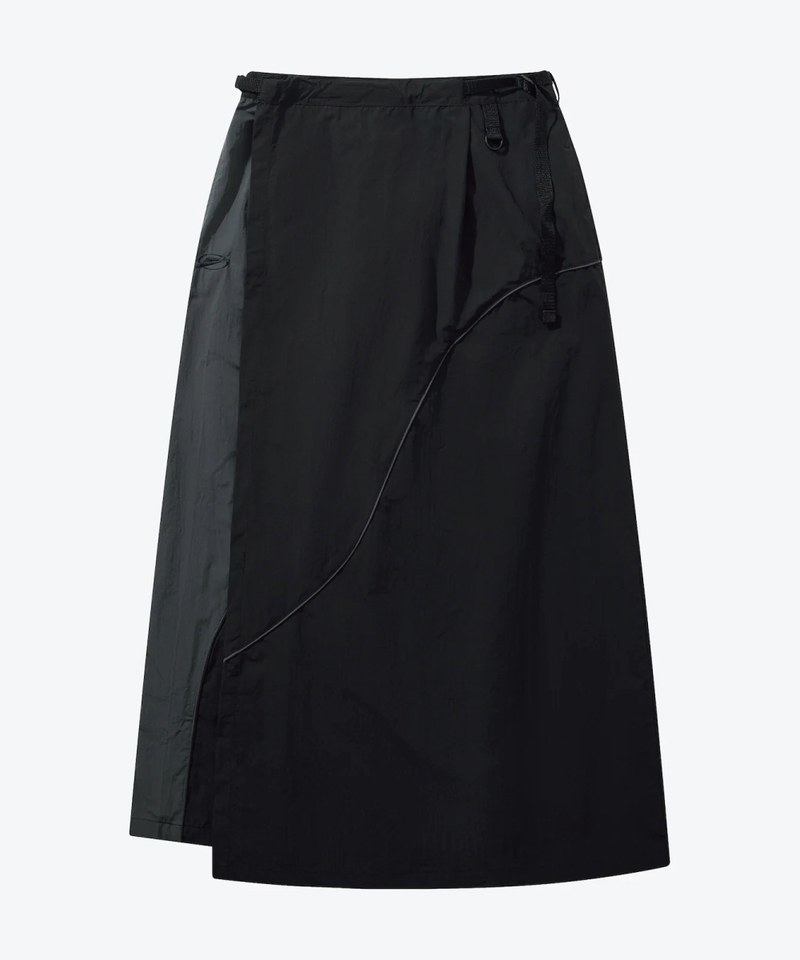 不對稱剪裁長裙 Slash Technical Wrap Skirts